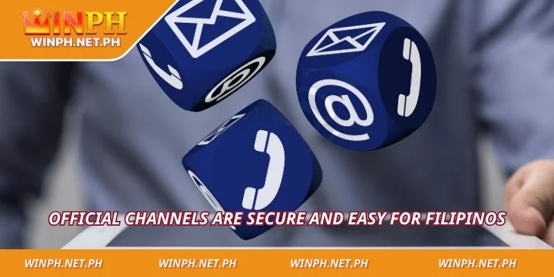 Official channels are secure and easy for Filipinos