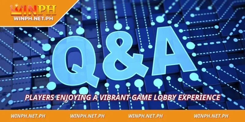 Players enjoying a vibrant game lobby experience