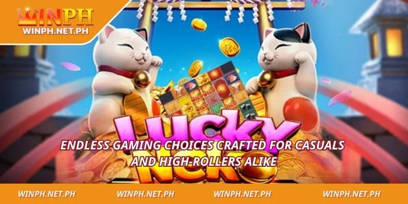 Endless gaming choices crafted for casuals and high-rollers alike