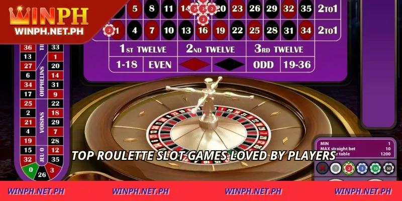 Top roulette slot games loved by players