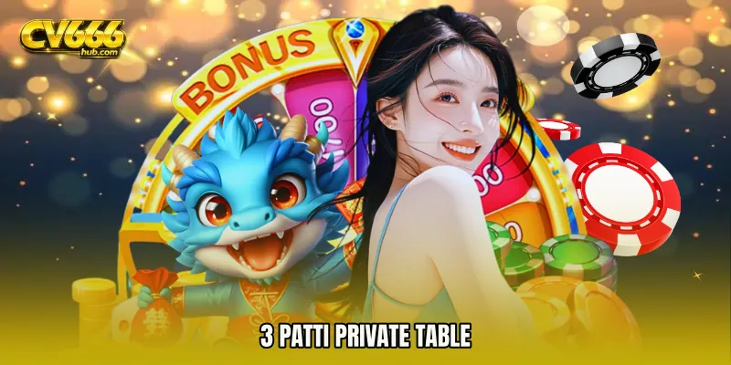 3 Patti private table