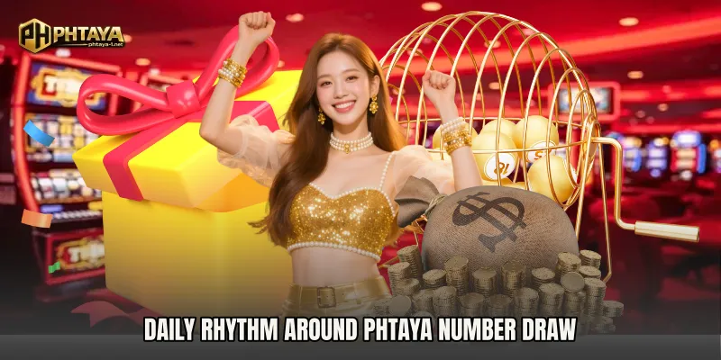 Daily rhythm around PHTAYA Number Draw